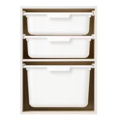 ニトリの棚用引き出し3個＋1個追加　
おまけ付き の画像