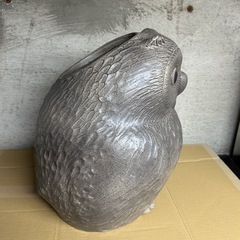 「福来郎（福が来る）！フクロウ花瓶？？高さ約450！の画像
