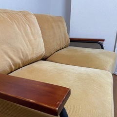 コーデュロイ　ソファの画像