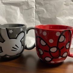 【至急！12月まで】【未使用】Disney（スープカップ）ペアの画像