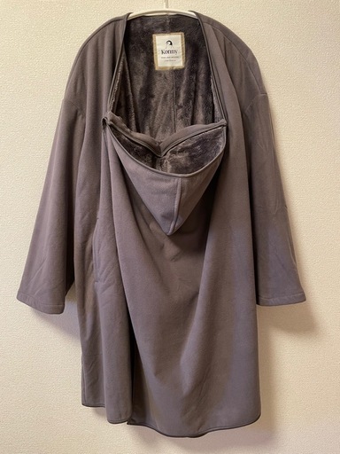 美品 konnyコニー防寒ケープ PLUS （長袖) Charcoal Free (asuka) 戸塚