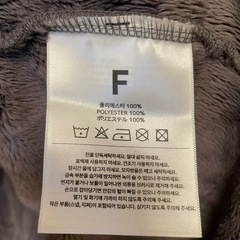 美品 konnyコニー防寒ケープ PLUS （長袖) Charcoal Freeの画像