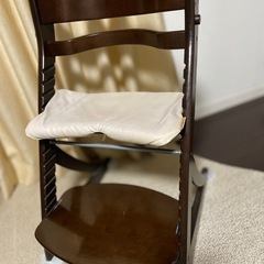 大和屋 ベビーチェア ダークブラウンの画像