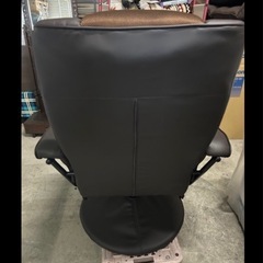 SANWA SAPPLY サンワサプライ　パーソナルチェアー　リクライニングチェアー　ブラウン　レザー　メッシュ　美品の画像