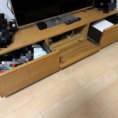 天然木テレビ台の画像