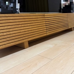 天然木テレビ台の画像