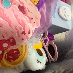 サンリオ　ディズニー　んぽちゃむ　きみまろ　さめにゃん　動くぬいぐるみ　色々あります。まだまだ使えます。の画像