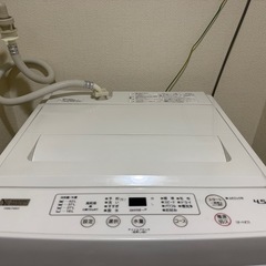 洗濯機　YAMADA 2022年製 4.5kg YWM-T45H1 の画像