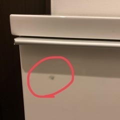 タンス　3段収納　白色の画像