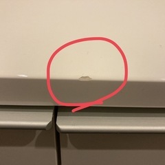 タンス　3段収納　白色の画像