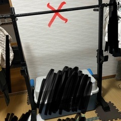 バーベルスタンド　筋トレ　ベンチプレス　バーベルラックの画像
