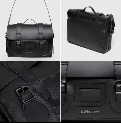Dr. Martens Messenger Bag 節約 AD056001 ブラック ほぼ未使用