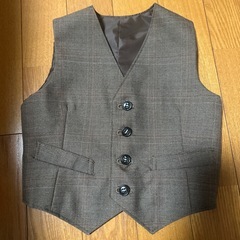 子供用 スーツ チェック柄の画像