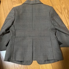 子供用 スーツ チェック柄の画像