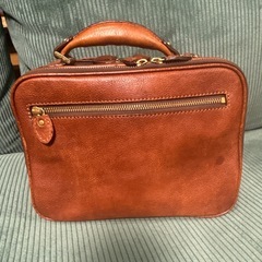 青木鞄lugard NEVAD本革ショルダーバッグ(Brown)の画像