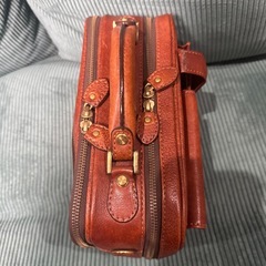 青木鞄lugard NEVAD本革ショルダーバッグ(Brown)の画像