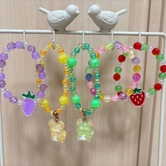 新品未使用✨ブレスレット 5個セット クレーンゲーム獲得品❁¨̮の画像
