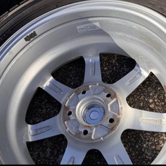 走行距離5000km以内 スタッドレス付きホイール　16インチ　室内保管美品の画像