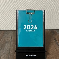 非売品　未開封　BMW 2026年　卓上カレンダーの画像