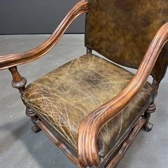【引取歓迎】【都内配送費相談可】　大型アンティーク椅子　チェア　の画像