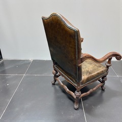 【引取歓迎】【都内配送費相談可】　大型アンティーク椅子　チェア　の画像