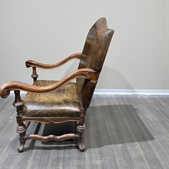 【引取歓迎】【都内配送費相談可】　大型アンティーク椅子　チェア　の画像