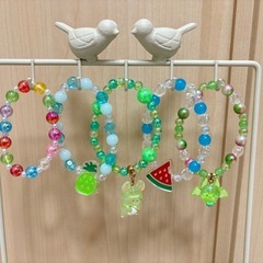 新品未使用✨ブレスレット 5個セット クレーンゲーム獲得品❁¨̮の画像