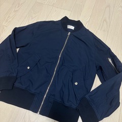 【MA-1】 ブルゾン ネイビー ジャケット アウター　メンズの画像