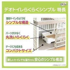 猫のトイレ デオトイレ あげますの画像