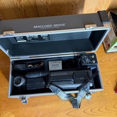 ジャンク！！National VHSビデオカメラ Maclord Movie ハードケース付 フルセット レトロ 動作未確認 現状品 昭和レトロ  の画像
