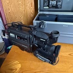 ジャンク！！National VHSビデオカメラ Maclord Movie ハードケース付 フルセット レトロ 動作未確認 現状品 昭和レトロ  の画像