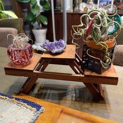 木製折りたたみミニミニラックの画像