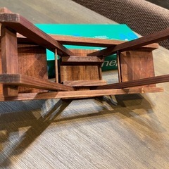 木製折りたたみミニミニラックの画像