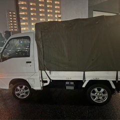 H１５年スバルサンバ–トラック幌付き　の画像