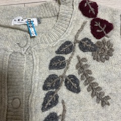 LEPSIM 刺繍ニットカーディガンの画像