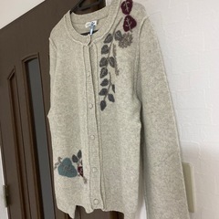 LEPSIM 刺繍ニットカーディガンの画像