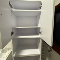 脱衣所用の棚(ニトリ)の画像