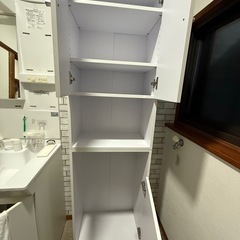 脱衣所用の棚(ニトリ)の画像