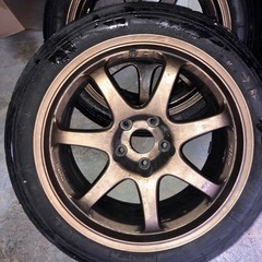 ホイール4本　17インチ　9J オフセット+17 A-TECH の画像