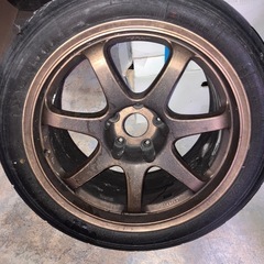 ホイール4本　17インチ　9J オフセット+17 A-TECH の画像