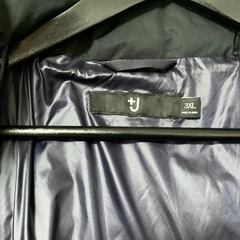 UNIQLO+J ダウンジャケット 3XL ブラック×カーキ の画像