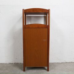 『karimoku』カリモク 電話台 TEL台 ファックス台 FAX台 飾棚 飾り棚 キャビネット 花台 ラタン 藤 RWmis68の画像