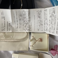 Swarovski ピンククリスタル ハートネックレスの画像