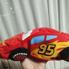 ライトニング・マックィーン ぬいぐるみ カー用ティッシュホルダーの画像