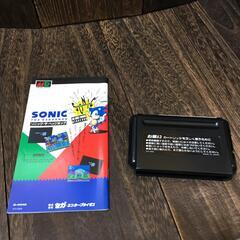 メガドライブ MD ソフト ソニックザヘッジホッグ 【h251129021】の画像