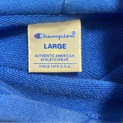 Champion裏毛プリントプルパーカーの画像