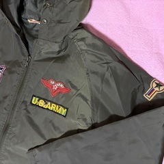 レディースM 薄手アーミージャンパーの画像