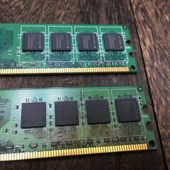 DDR2 800 1GB PC2 6400　2枚 メモリ 【h251126019】の画像