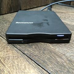 USB FDD 3.5フロッピーディスクドライブ Lenovo USB Portable Diskette Drive 【h251126017】の画像