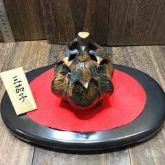 茶道具 香炉 三茄子 ナス型 高岡銅器 置物 【h251126007】の画像